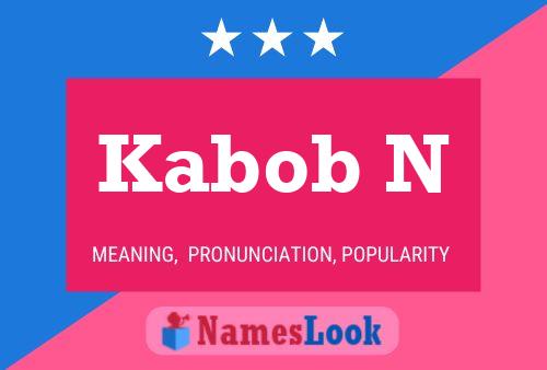 Kabob N Name Poster