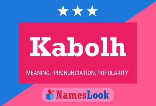 Kabolh Name Poster