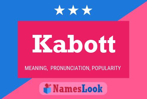 Kabott Name Poster