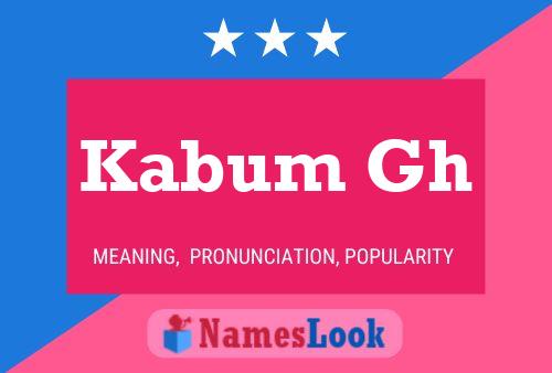 Kabum Gh Name Poster