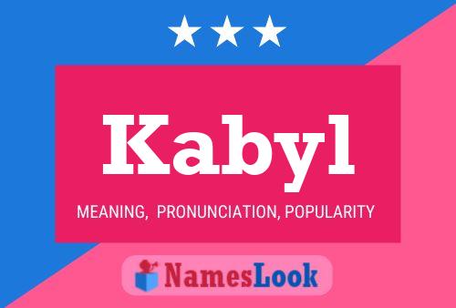 Kabyl Name Poster