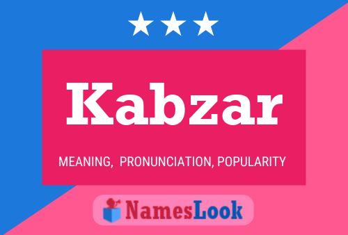 Kabzar Name Poster