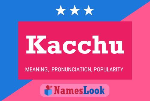 Kacchu Name Poster