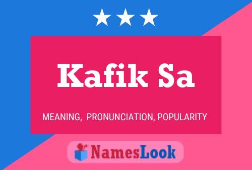 Kafik Sa Name Poster