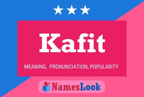 Kafit Name Poster