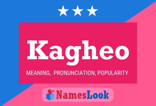 Kagheo Name Poster