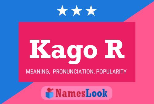 Kago R Name Poster