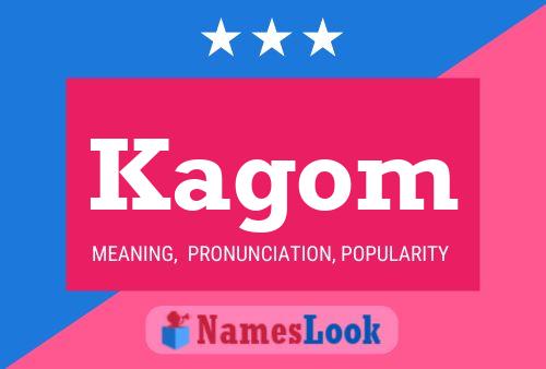 Kagom Name Poster