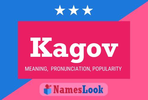 Kagov Name Poster