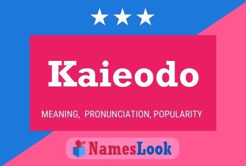 Kaieodo Name Poster