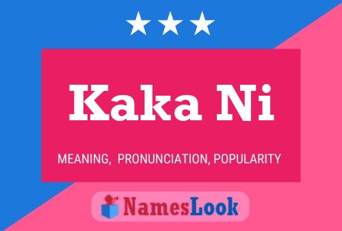 Kaka Ni Name Poster