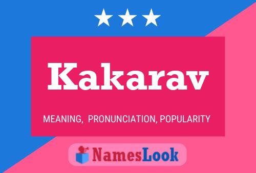 Kakarav Name Poster