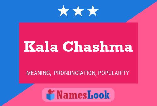 Kala Chashma Name Poster