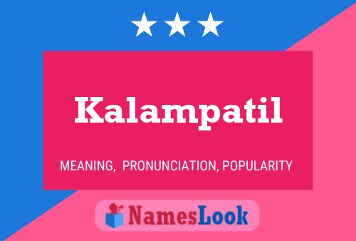 Kalampatil Name Poster