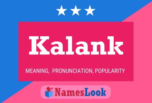 Kalank Name Poster