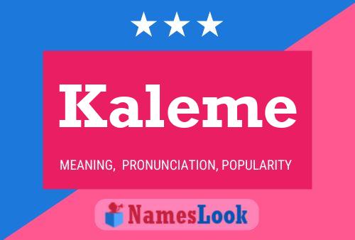 Kaleme Name Poster