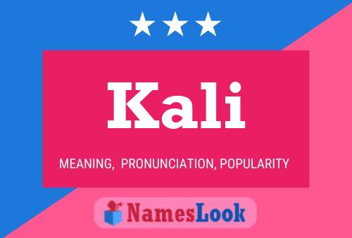 Kali Name Poster