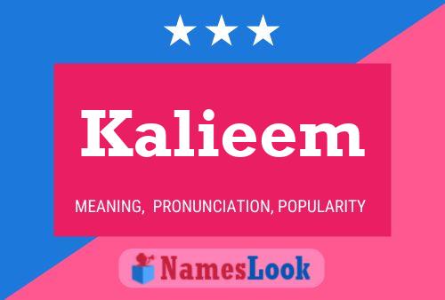 Kalieem Name Poster