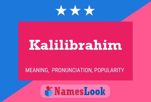 Kalilibrahim Name Poster