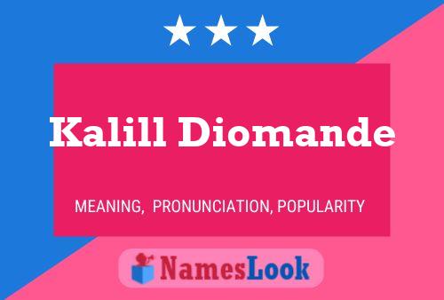 Kalill Diomande Name Poster