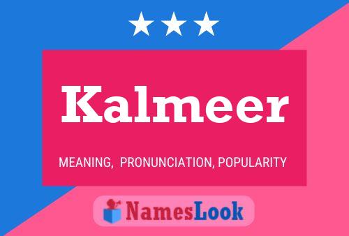 Kalmeer Name Poster