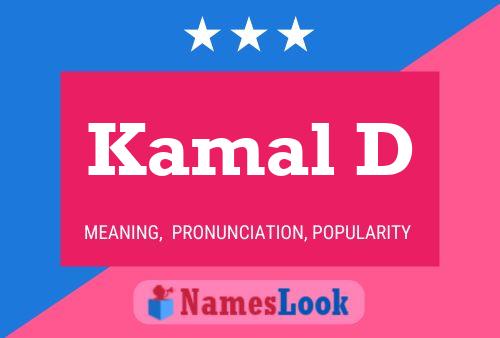 Kamal D Name Poster