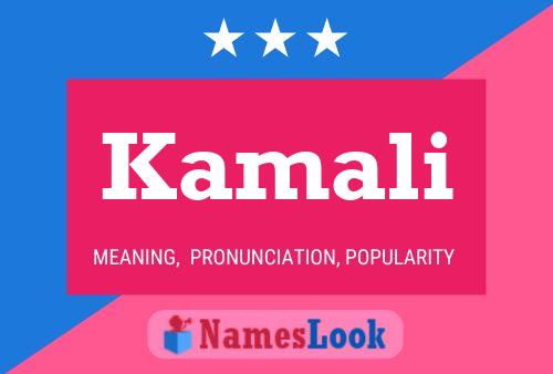 Kamali Name Poster