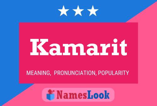 Kamarit Name Poster