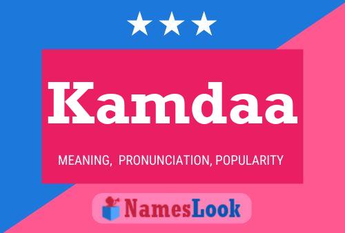 Kamdaa Name Poster