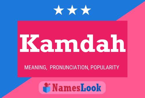 Kamdah Name Poster