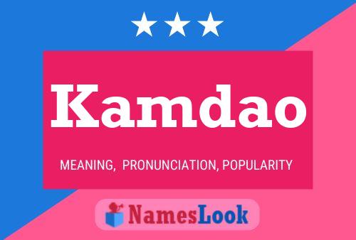 Kamdao Name Poster