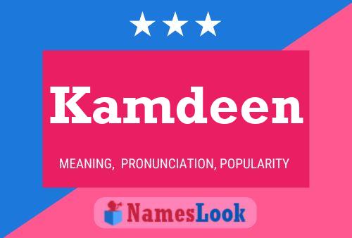 Kamdeen Name Poster