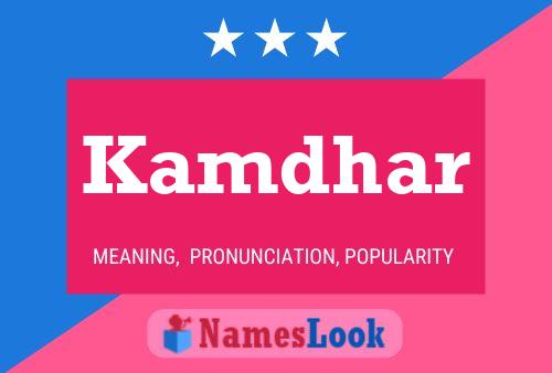 Kamdhar Name Poster