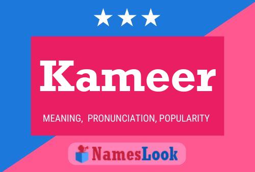 Kameer Name Poster