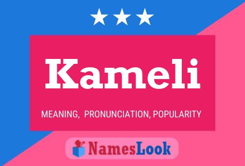 Kameli Name Poster