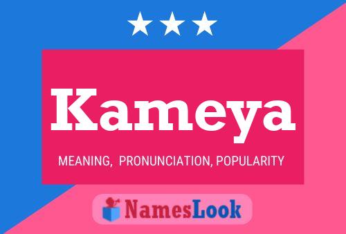 Kameya Name Poster