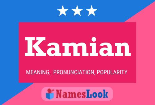 Kamian Name Poster