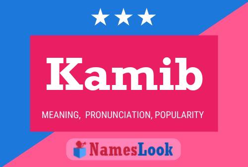 Kamib Name Poster