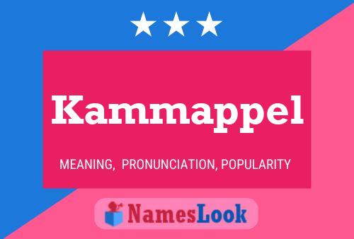 Kammappel Name Poster