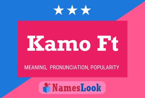 Kamo Ft Name Poster