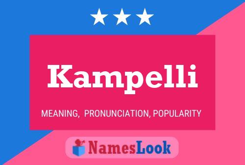 Kampelli Name Poster