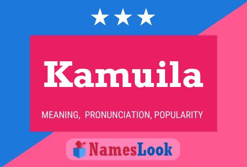 Kamuila Name Poster