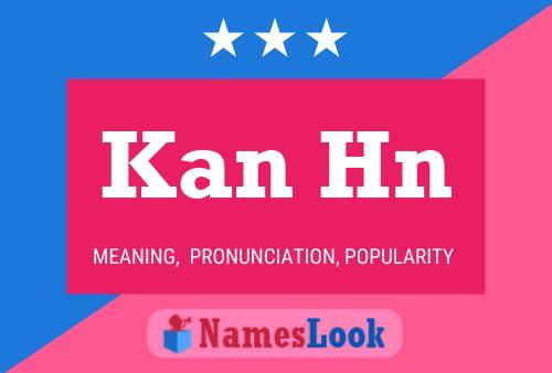 Kan Hn Name Poster