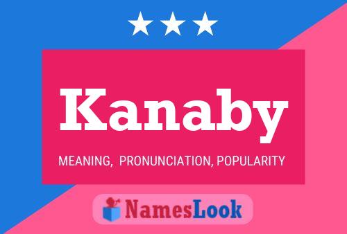 Kanaby Name Poster