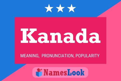 Kanada Name Poster