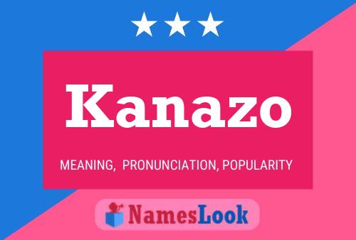 Kanazo Name Poster