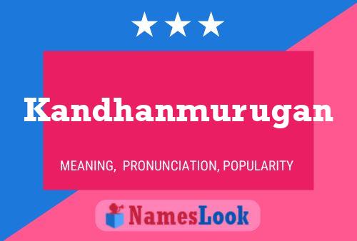 Kandhanmurugan Name Poster