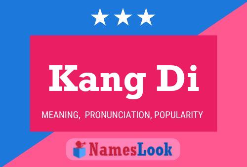 Kang Di Name Poster