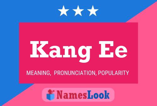 Kang Ee Name Poster