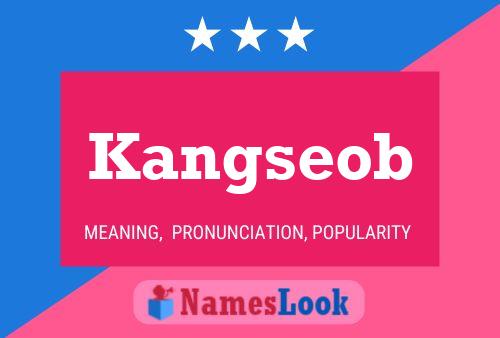 Kangseob Name Poster